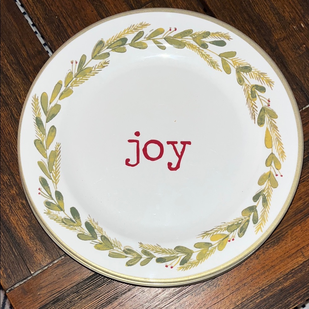 8 Threshold JOY Melamine plates..